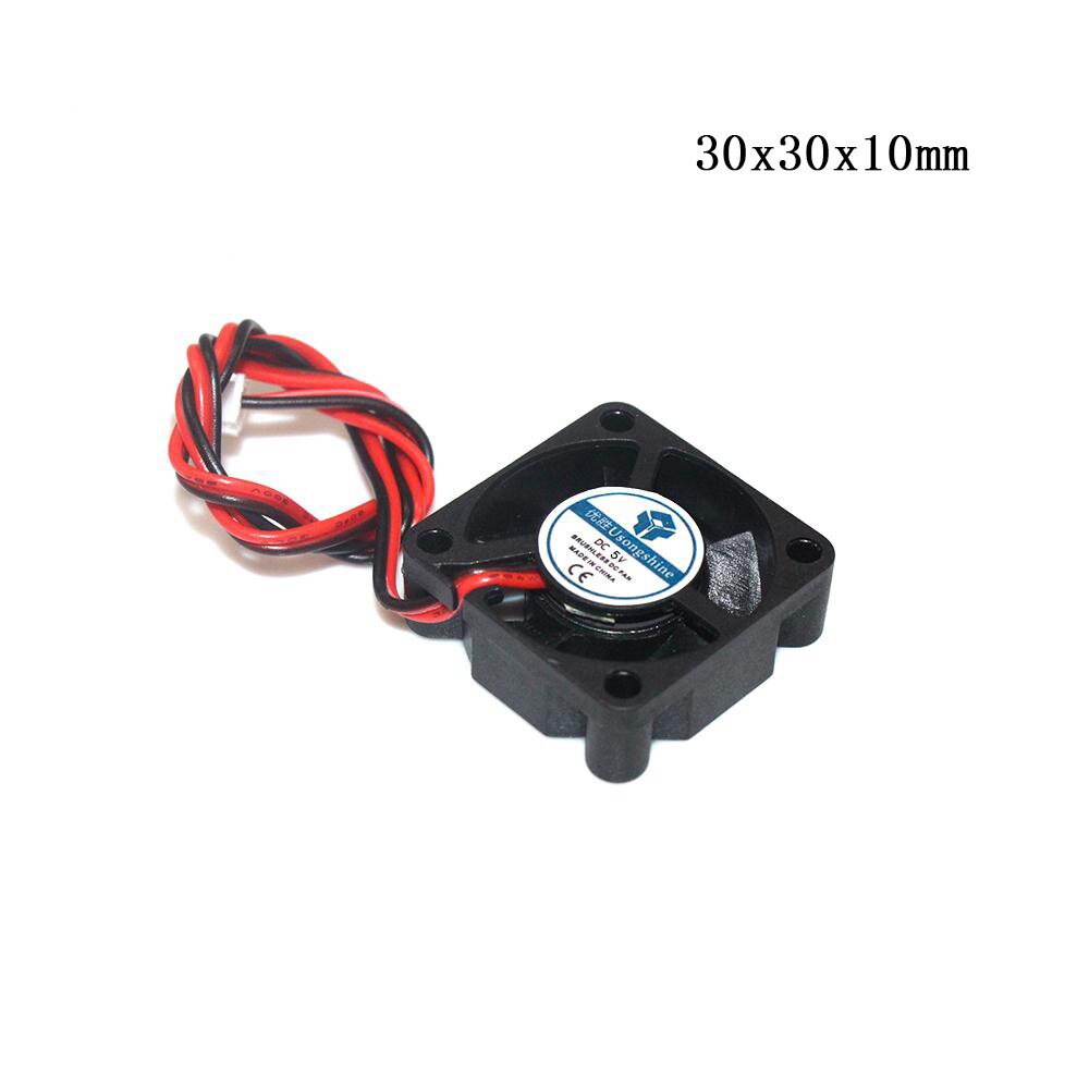 Peças de impressora 3d 3010 ventilador 30mm 30x30x10mm 12v 5v 24v 2pin dc cooler pequeno ventilador de refrigeração diy reprap para j-head hotend