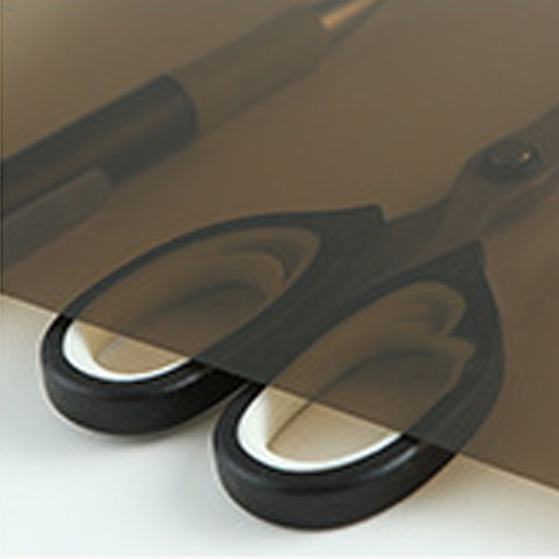 Transparente PVC-Folie für Fotografie, Blitz-Farbfilter, Gelfolie, Farbacetat, A4, klare Folie, Kunststofffolie, 0,3 mm Dicke, DIY: Schwarz