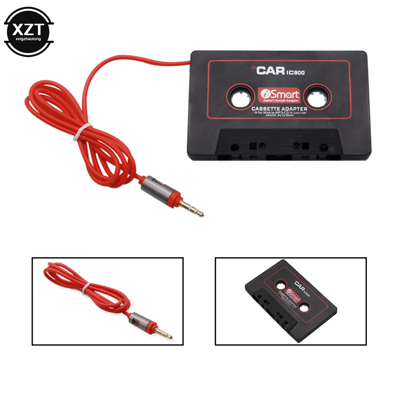 Auto Cassette Adapter 3.5mm Auto AUX Audio Cassette Converter voor Mobiele Telefoon Auto CD Speler MP3 MP4 auto Tape Speler