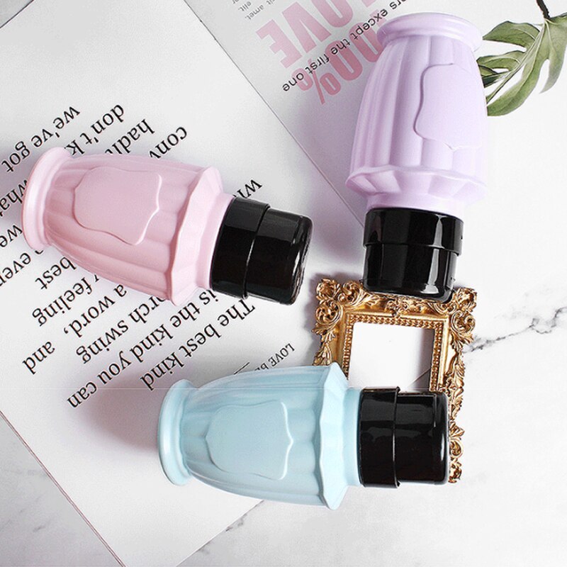 1PC 200ml Empty Pump Cleaner Bottle Dispenser Alcohol Press Lotion Nail Polish Remover Make Up Refillable Container Tools