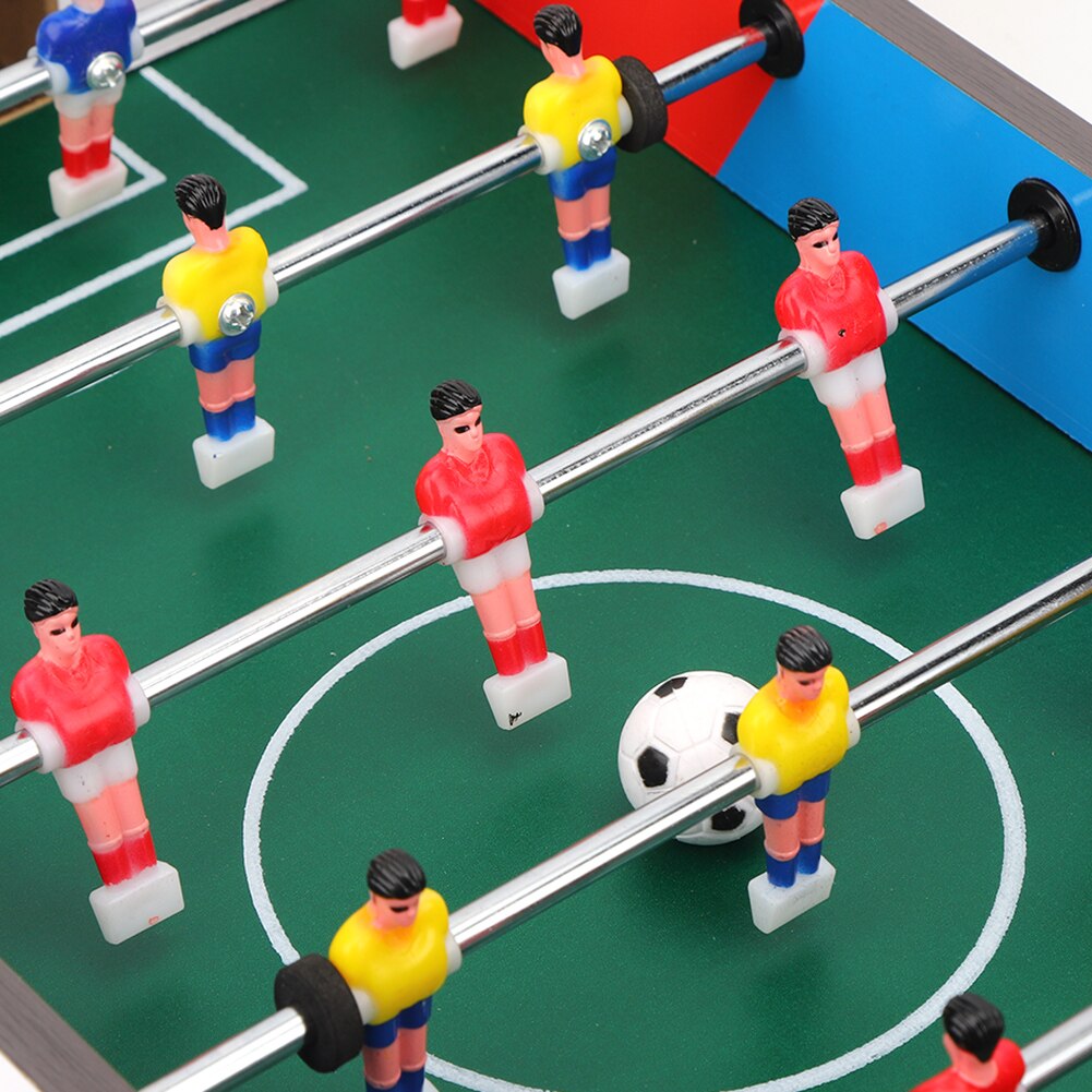 Mini bordfodbold bærbar bordfodbold fodbold spil sæt træ børn fodbold bord familie fest forældre-barn spil