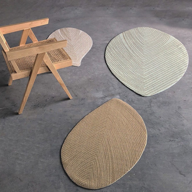 Nordic Boom Blad Speciale-Vormige Thee Tafel Mat Woonkamer Vloer Tapijt Zachte Imitatie Kasjmier Tapijt Sofa Slaapkamer Bed tapijten