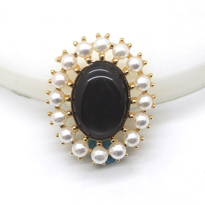 Exquisite 10pcs/set alloy metal pearl DIY jewelry accessories rhinestone crystal wedding invitation clothing artwork: 37