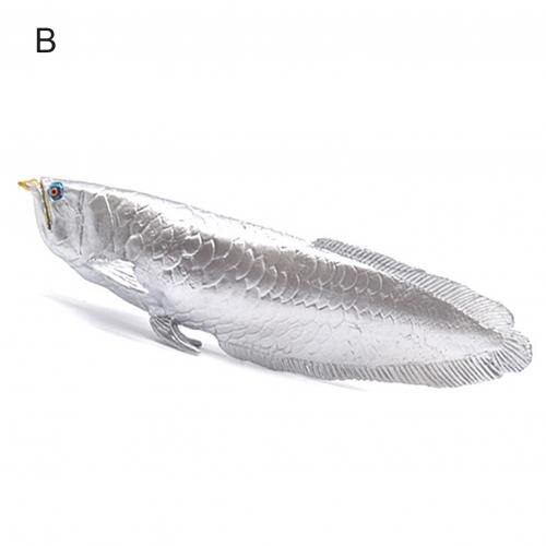 Freshwater Chinese Sturgeon Arowana Fish Simulation Model Toy Aquarium Decor: B