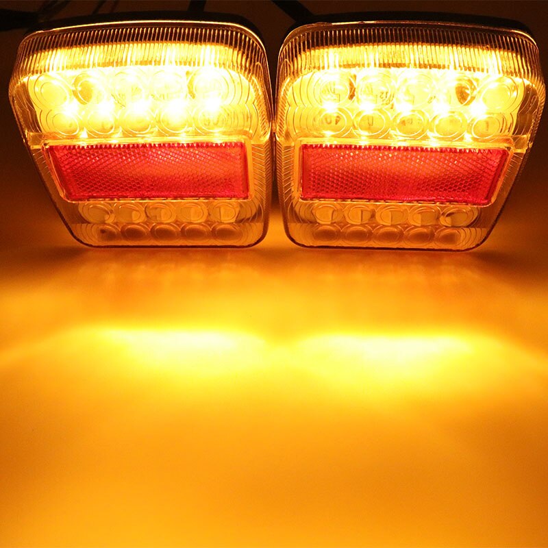 12v 26 led -perävaunu kuorma -auto asuntovaunu takavalo suuntavilkku jarru jarruvalo takavalo rekisterikilven valo peruutusvaihde pakettiauto