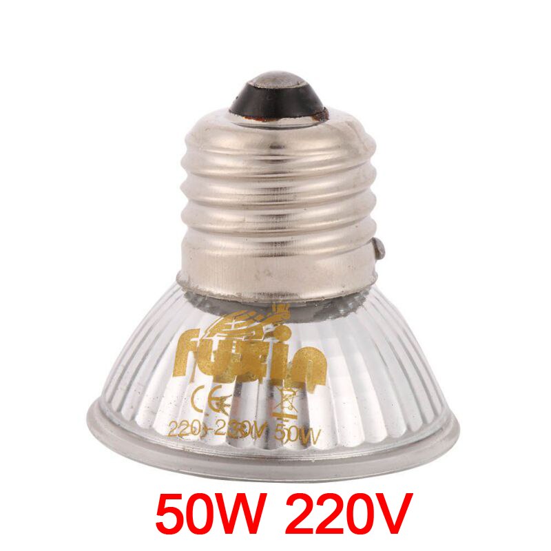 Led lampe pære  e27 uva uvb krybdyr pet terrarium brooder pet varmepære led pære basking lampe pære 25/40/50/60w 110v -220v: 50w 220v