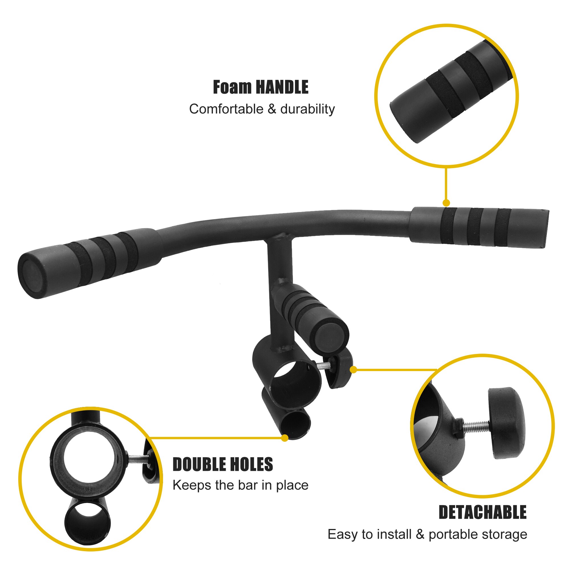 T Bar Row Landmine Attachment Multi-Grip Barbell Handle for Gym Deadlift Squat Tricep Strengthens Back and Core Muscles Training