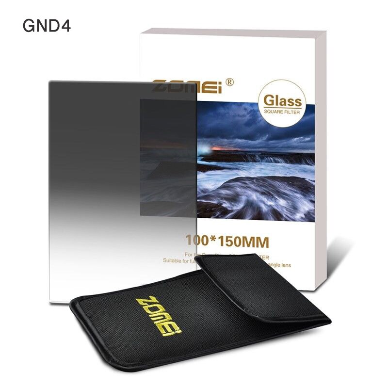 Zomei 150*100mm Platz Filter Optische Glas Filter Weich graduiert neutral Dichte Filter GND2 GND4 GND8 für Cokin Z SLR DSLR: GND4