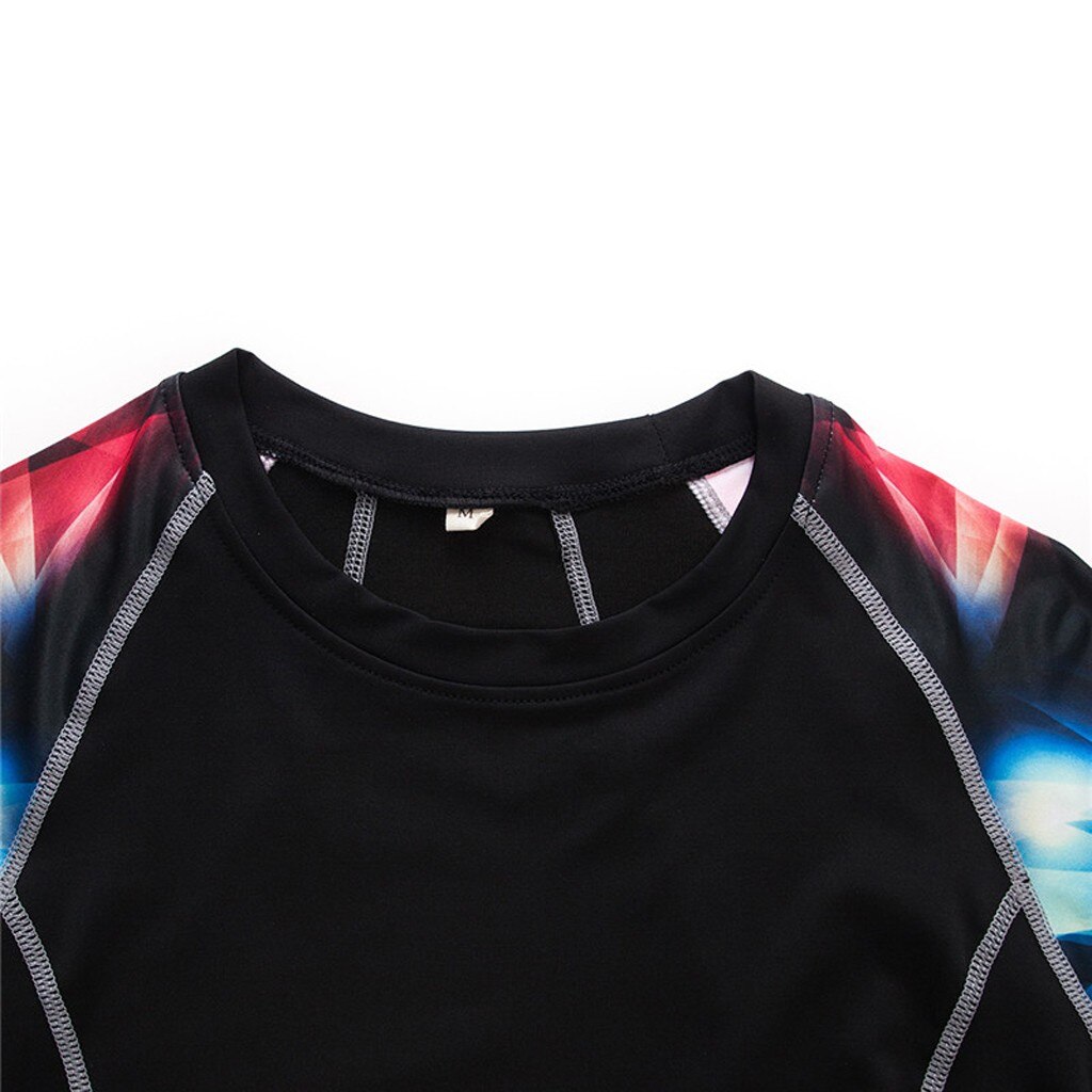 Men's Long Sleeve Yoga Shirts Fitness Print Clothing Top Blouse chaqueta de los hombres chaqueta de los hombres