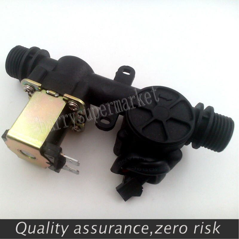 Water flow meter sensor indicator counter with Solenoid Valve automatic billing system for Water heaters water dispenser G1/2