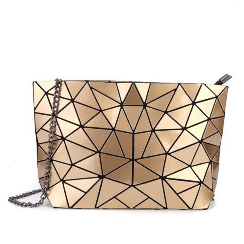 sac a main Bao Tassen Voor Vrouwen Fashoin Top-Handvat Tassen Hologram Schoudertas Tote Kleine Keten crossbody Tassen bolso mujer: Chain golden
