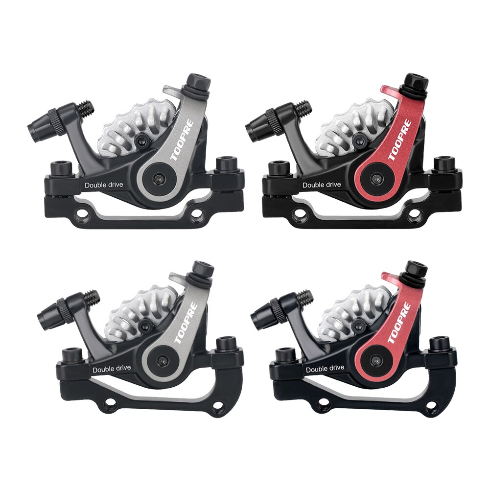 Bicycle Front Rear Disc Brake Mountain Road MTB Bike Mechanical Caliper Disc Brakes Cycling Part F160/R140 F180/R160 Dual Piston