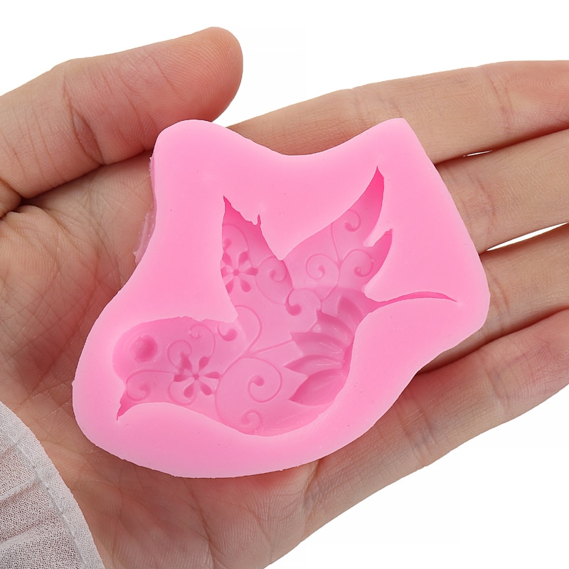 Siliconen 3D Ekster Duif Vogel Cake Sugarcraft Mold Keuken Diy Vogel Vorm Fondant Decor Mould Reuable Cake Koekjes Bakken Tool