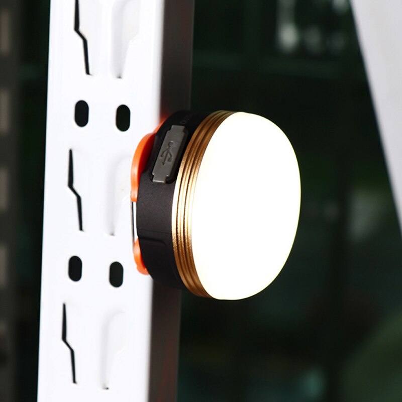 MYJ Outdoor Hiking Home Emergency Magnetic Base Rechargeable Power Bank LED Camping Lantern Portable Camping Tent Lights