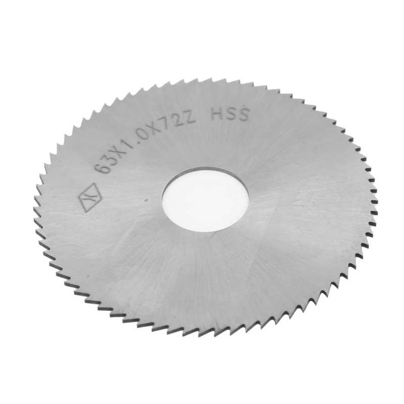 Lame de scie circulaire à 72 dents en acier rapide, accessoire de disque de coupe 63x1x16mm