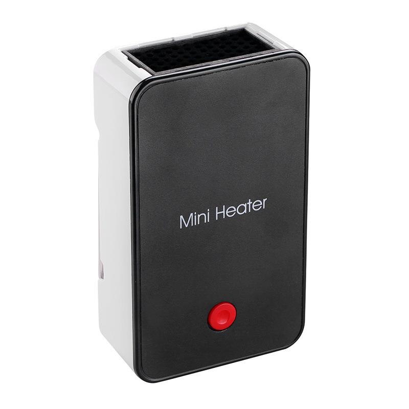 ABS Mini Cute Portable Heater Mini Electric Heater Mini Heater Radiator Air Blower Office Warmer: black 110V