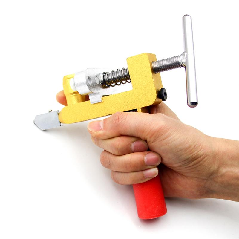 2 In 1 High-strength Glass Cutter Tile Handheld Multi-function Portable Opener Home Glass Cutter Diamond Cutting Hand Tools