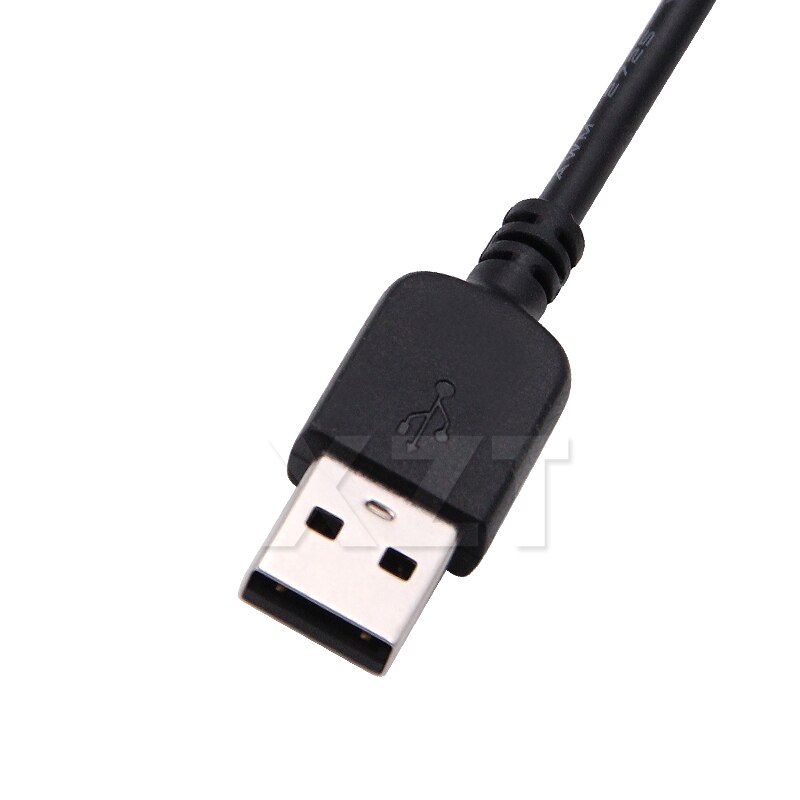 Usb 2.0 synk dataöverföringsladdare kabelkabel för sony walkman  mp3 spelare nwz -s764 blk nwz -e463 röd