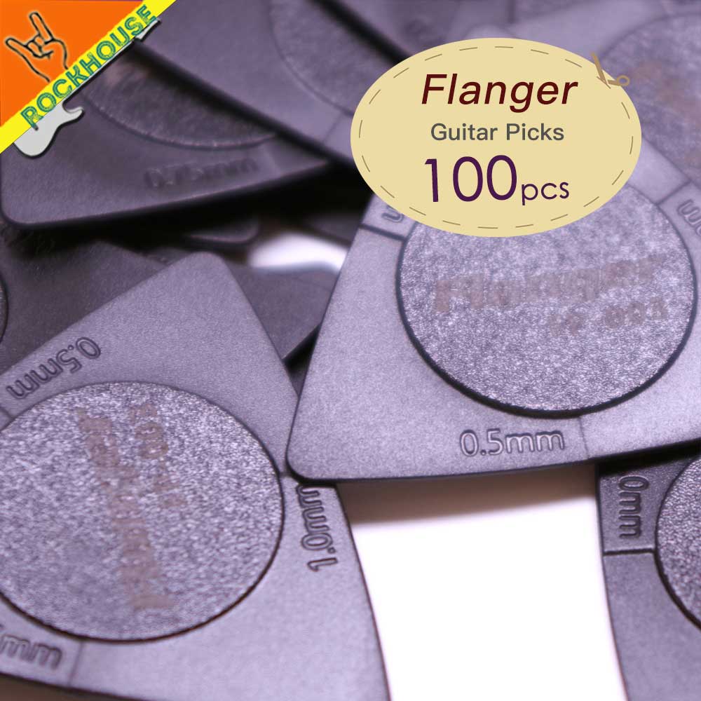 100pcs Patented Triangle Guitar Picks 1.0 0.75 0.5 mm Thickness 3 in 1 Guitar Pick PC&ABS Material Antislip