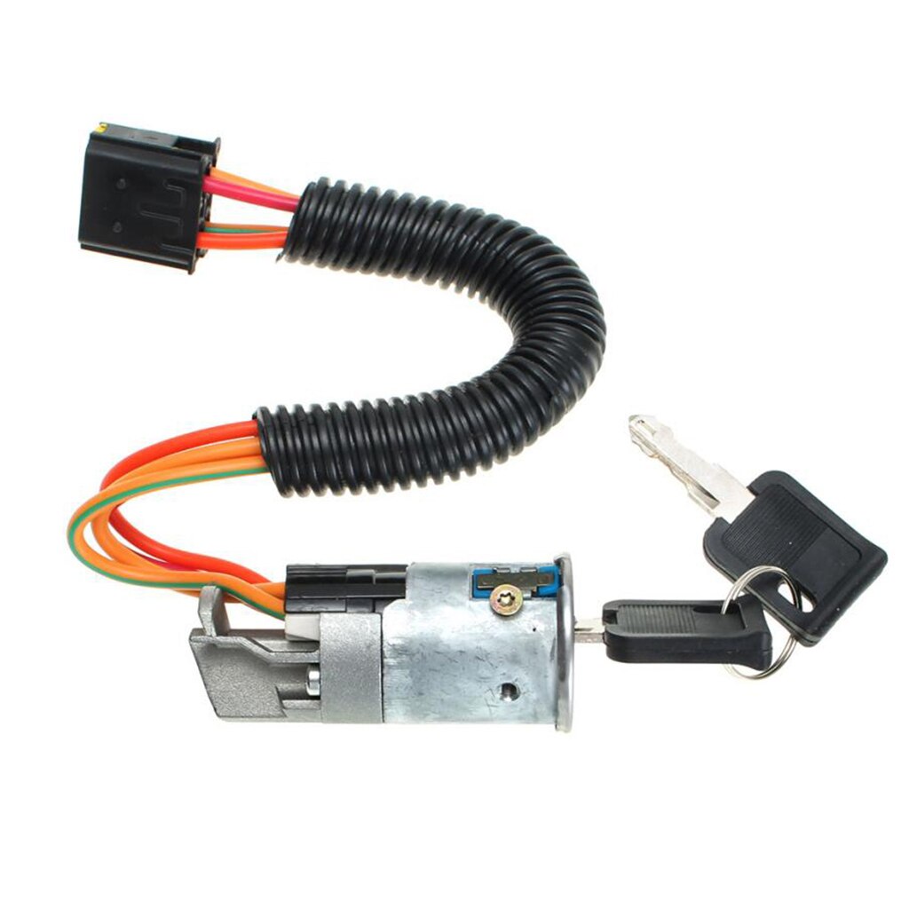 Ignition Lock Cylinder Assembly with 2 Keys for Clio Megane/Scenic