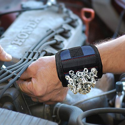 Polsband handwikkels gereedschapstas verstelbare elektricien pols schroeven spijkers boorhouder riem armband voor thuisreparatie