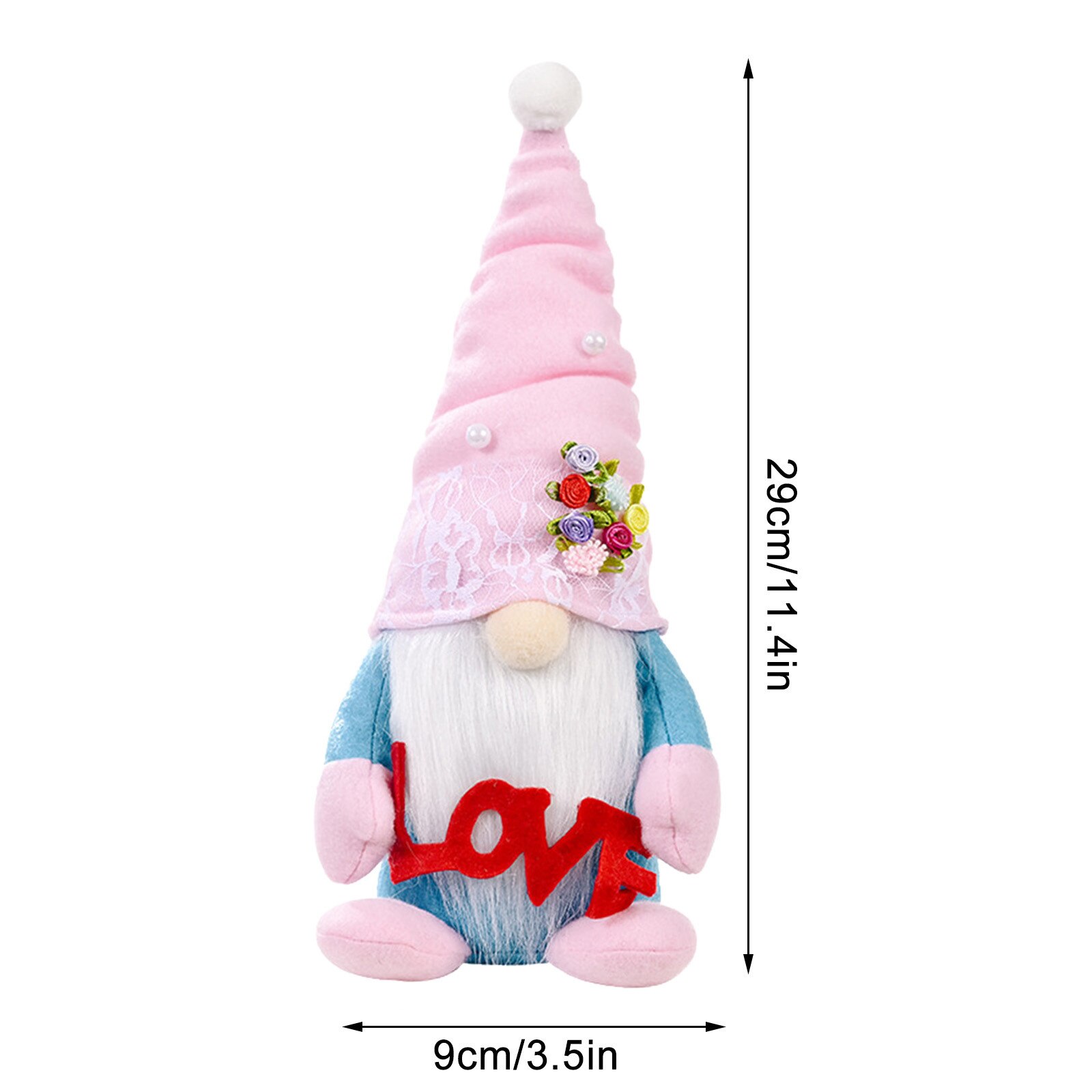 Spring Flowers Dwarf Gnome Mother's Day Gnomes Home Decoration Stuffed Soft Doll Cushion Sofa Pillow Xmas