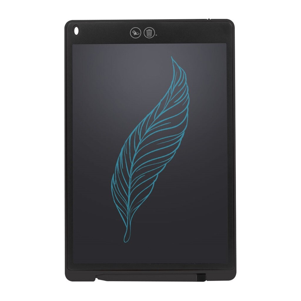 LCD Writing Tablet 12 inch Digital Drawing Electronic Handwriting Pad Message Graphics Board Kids 12inch Writing Board: Black