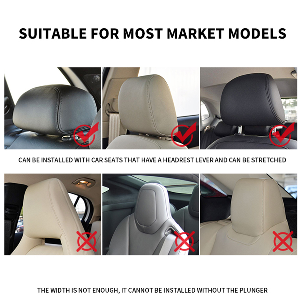 Car Headrest Pillow Sleeping Headrest 360 Degree Adjustable Road Pal Headrest Car Seat Travel Headrests for Kids Adults Elders