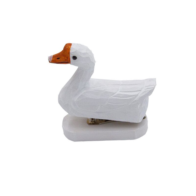 Handicraft Wooden Animal Stapler Office Supplies Wooden Stationery Stapler School Business Office
