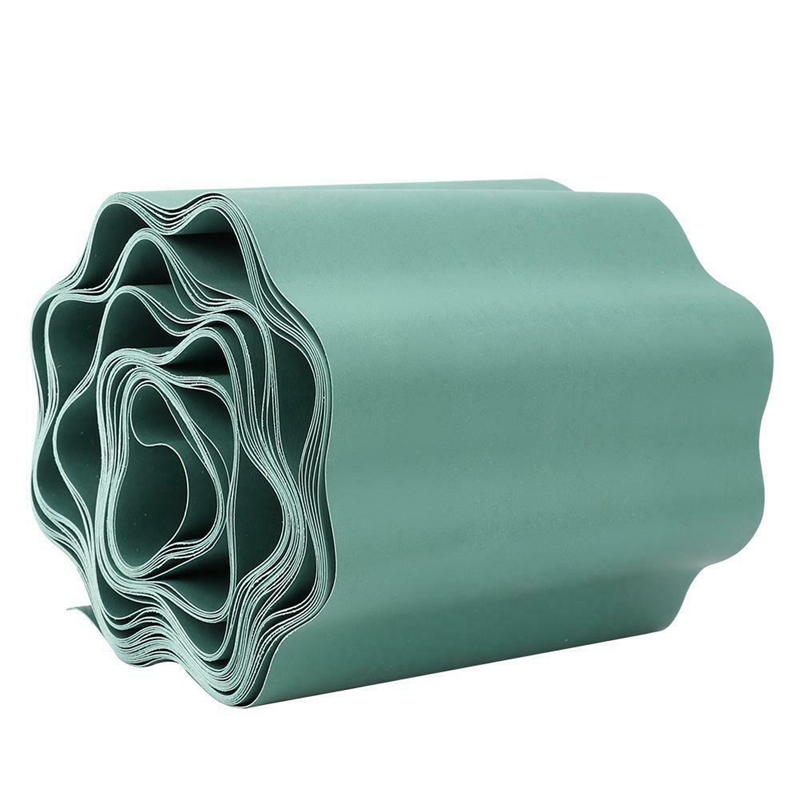 Garden Lawn Edging Strip Flexible Plastic Decoration Border Courtyard Fence 9M