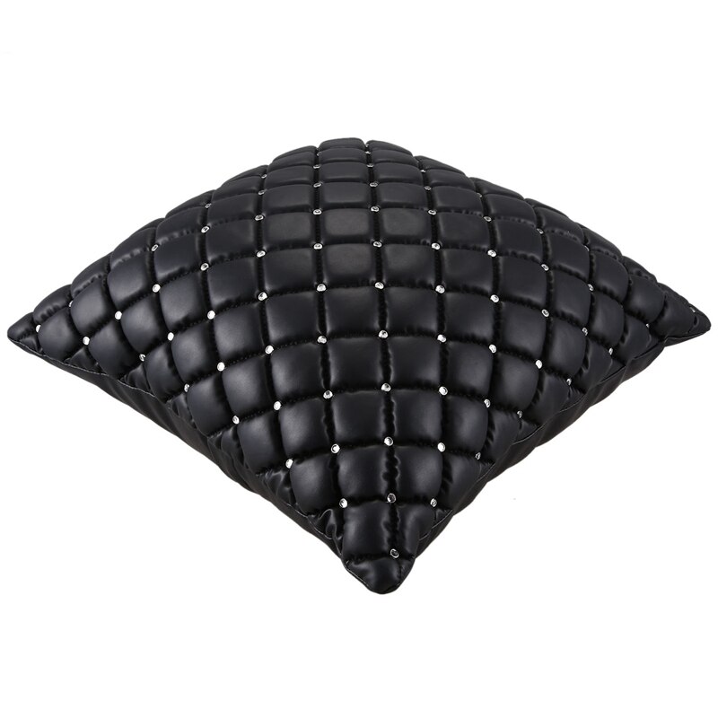 GUOCU Autostoel Kussen Zacht Luxe PU Leer Ademend Comfortabele Auto Seat Mat Auto Stoel Pad Volledige Voorbescherming Stoelhoes, Enkele Zitting Zonder Rugleuning, Grijs, 1 Zitplaats