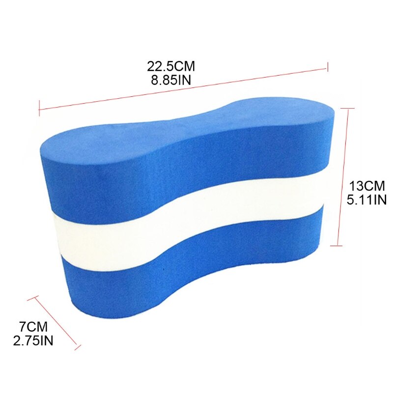 Flotation EVA Foam Swim Pull Buoy Training Float Clamp Leg Training Swimming Kickboard High Buoyancy for Swimmers Leg