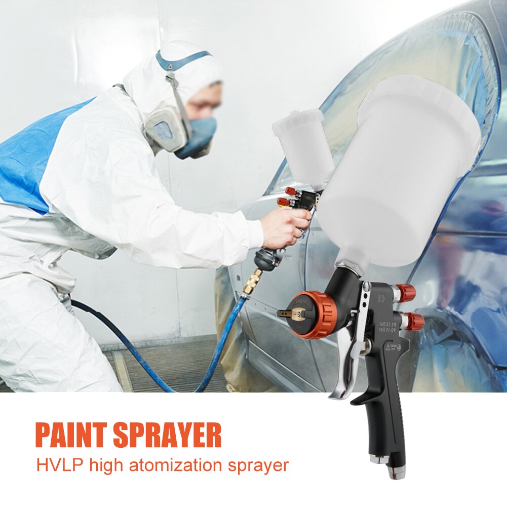 Car Paint Sprayer HVLP High Atomization Spray Gun Aluminum Alloy Gravity Coating Airbrush Body Repair Painting Tools