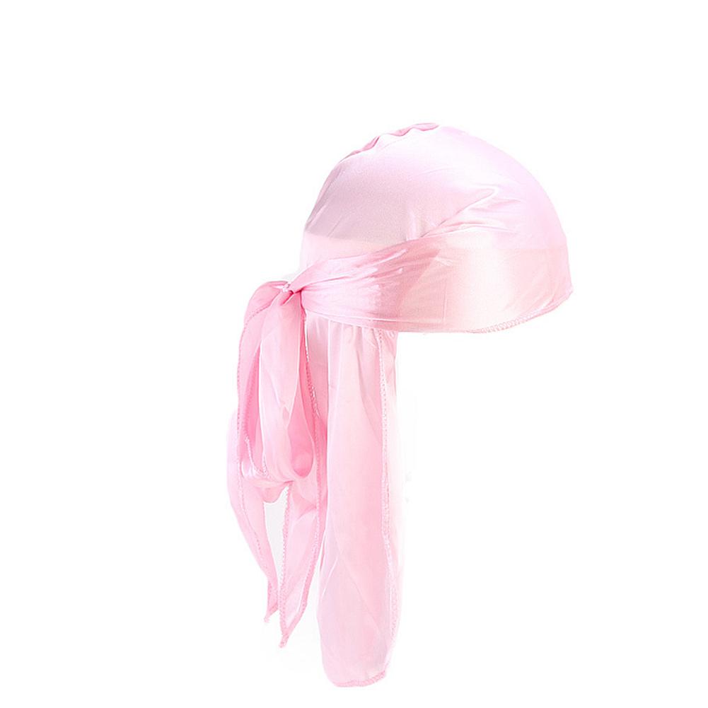 Zijdeachtig Satijn Tulband Unisex Lange Staart Durag Bandana Mode Patchwork Piraat Hoed Mannen Hoofd Sjaal India Hoed Haaraccessoires: 5