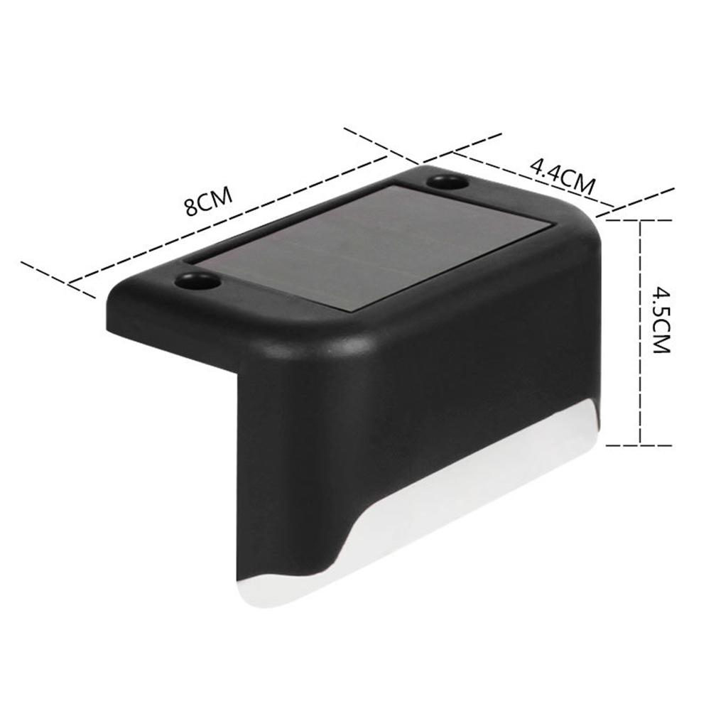 solenergi ledet gjerde lampe utendørs dekk trinn lampe vanntett terrasse trapp hage gjeng dekor lys