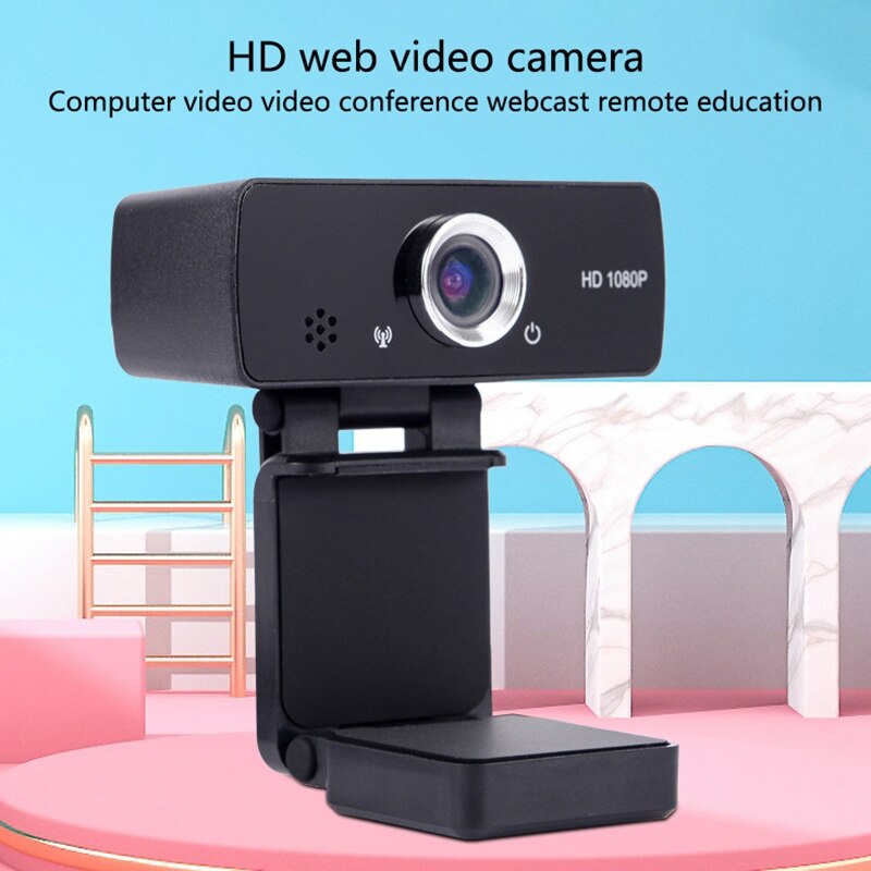 2K HD Focus Camera Webcam for PC Laptop Auto Built-in Microphone High-End Video Call Camera