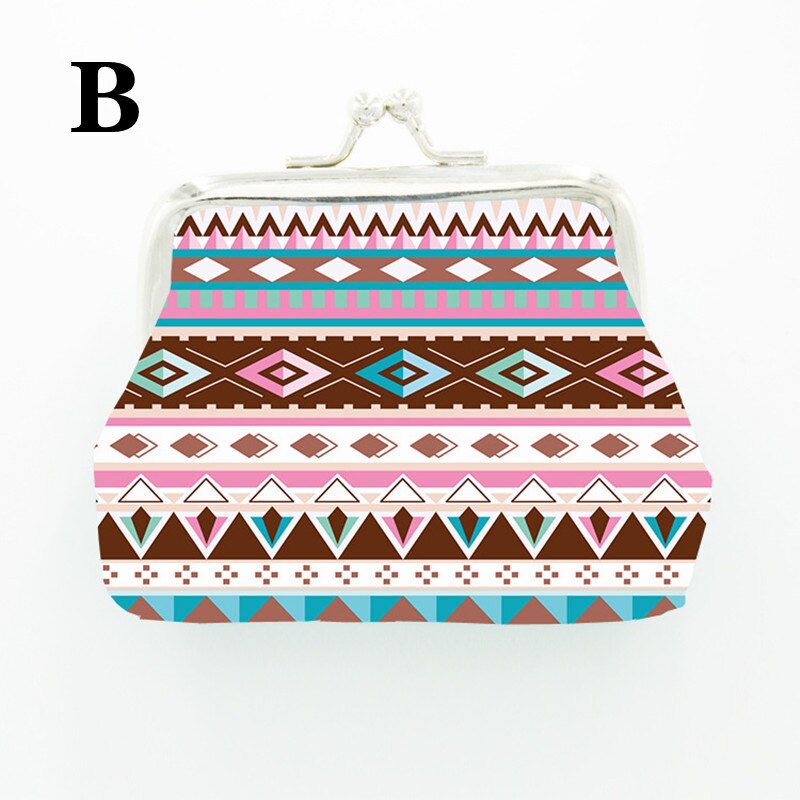 6 Stijlen Bohemen Vrouwen Portemonnee Vintage Nationale Wind Portemonnee Met Hasp Dame Clutch Bag Kleine Verandering Pouch: B
