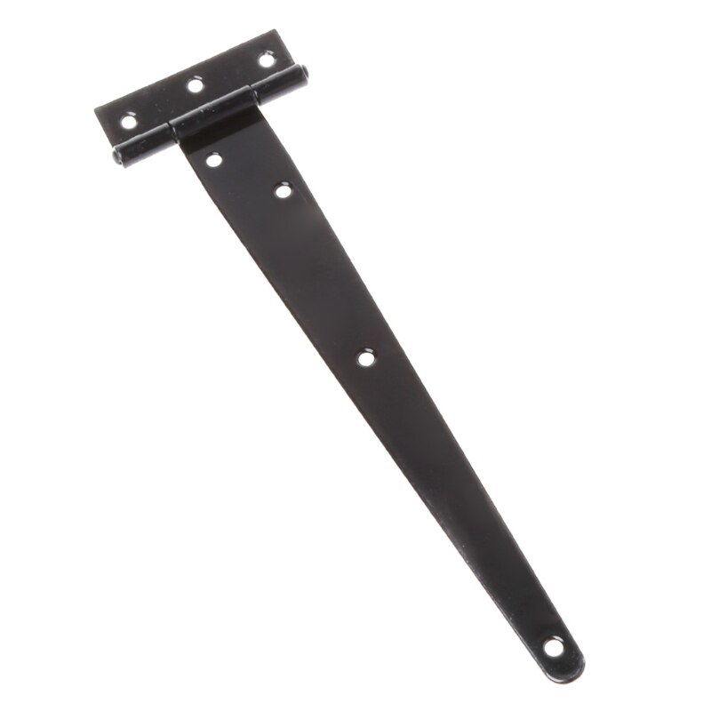 Sort maling t form trekant hængsel skab skur træ dør gate hængsler hardware