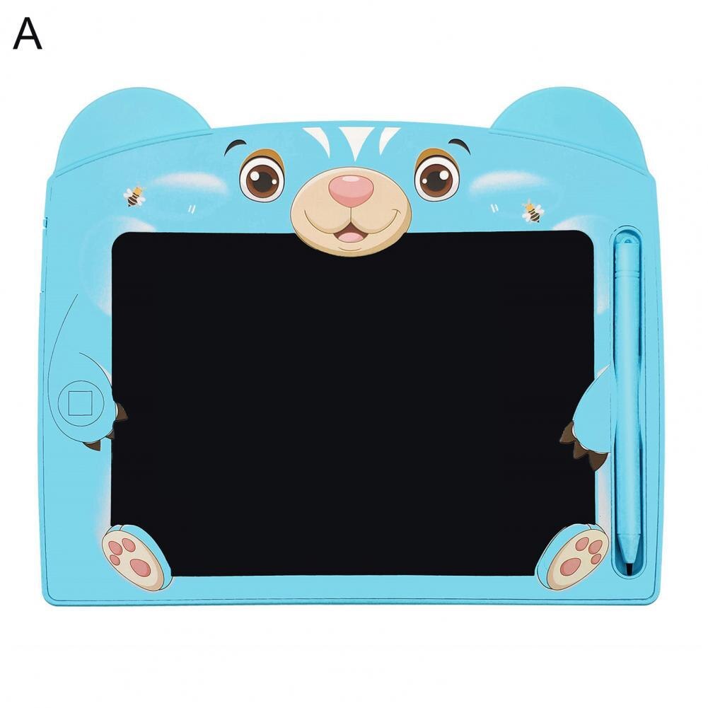 Cartoon LCD Drawing Board LCD Screen Electronic Writing Tablet Kids Drawing Tablet Doodle Board Writing Pad графический планшет: Sky Blue A