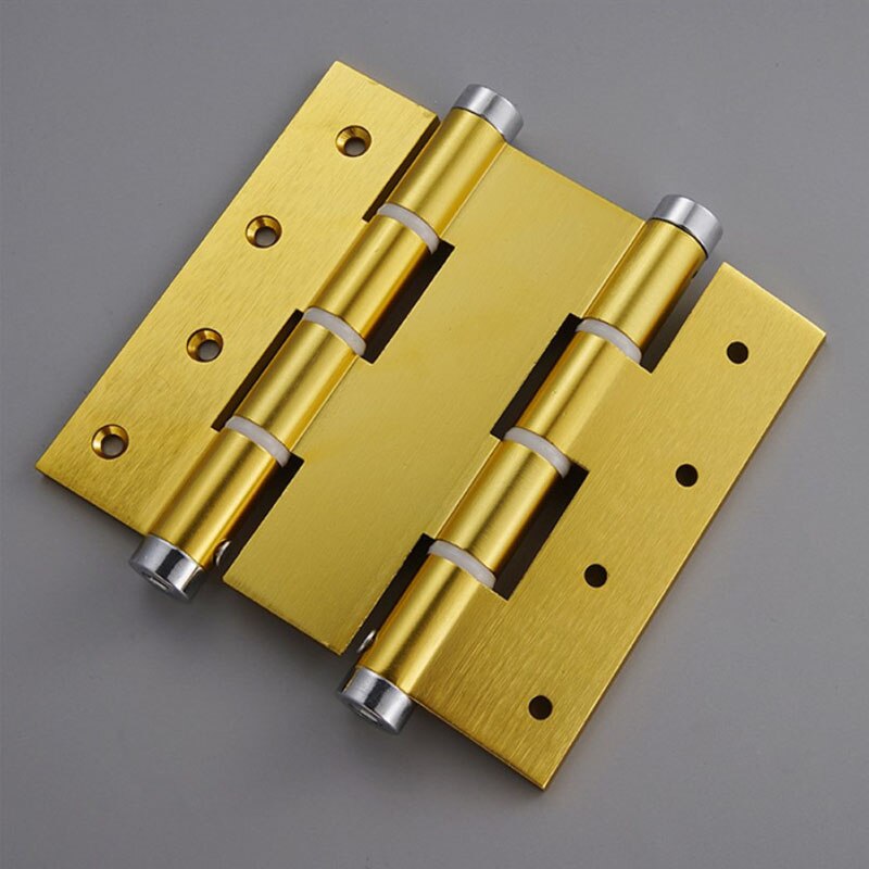 5 "Dubbele-Oping Lente Scharnier Auto Buffer Closeing Goud/Zilver Lager Deur Scharnieren Keuken/Hek/cowboy Deur Hardware Deurdranger