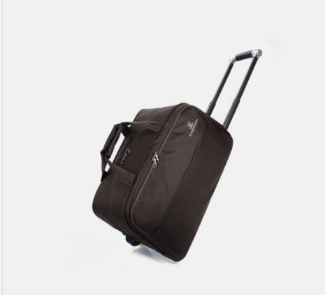 Mannen Grote Capaicty Rolling Bagage Tas Reizen Trolley Tas Met Wielen Bagage Koffer Reistassen Op Wiel Wielen Rolling Tassen: coffee 20 inch