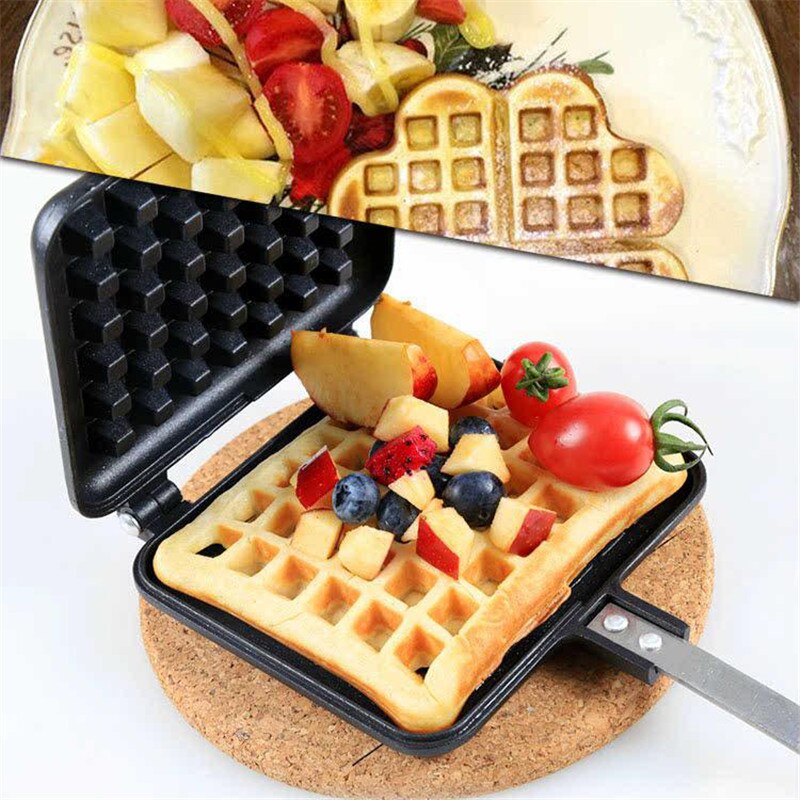 Mini antiaanbakwafelmaker mal huishoudelijke keuken gaspan bubbel eierkoek oven ontbijtmachine draagbare keukengereedschap