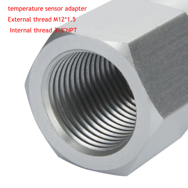 Auto Parts Oil Pressure Sensor Connector Cooling Water Temperature Sensor Adapter M12*1.5 Female Thread 3/8"NPT