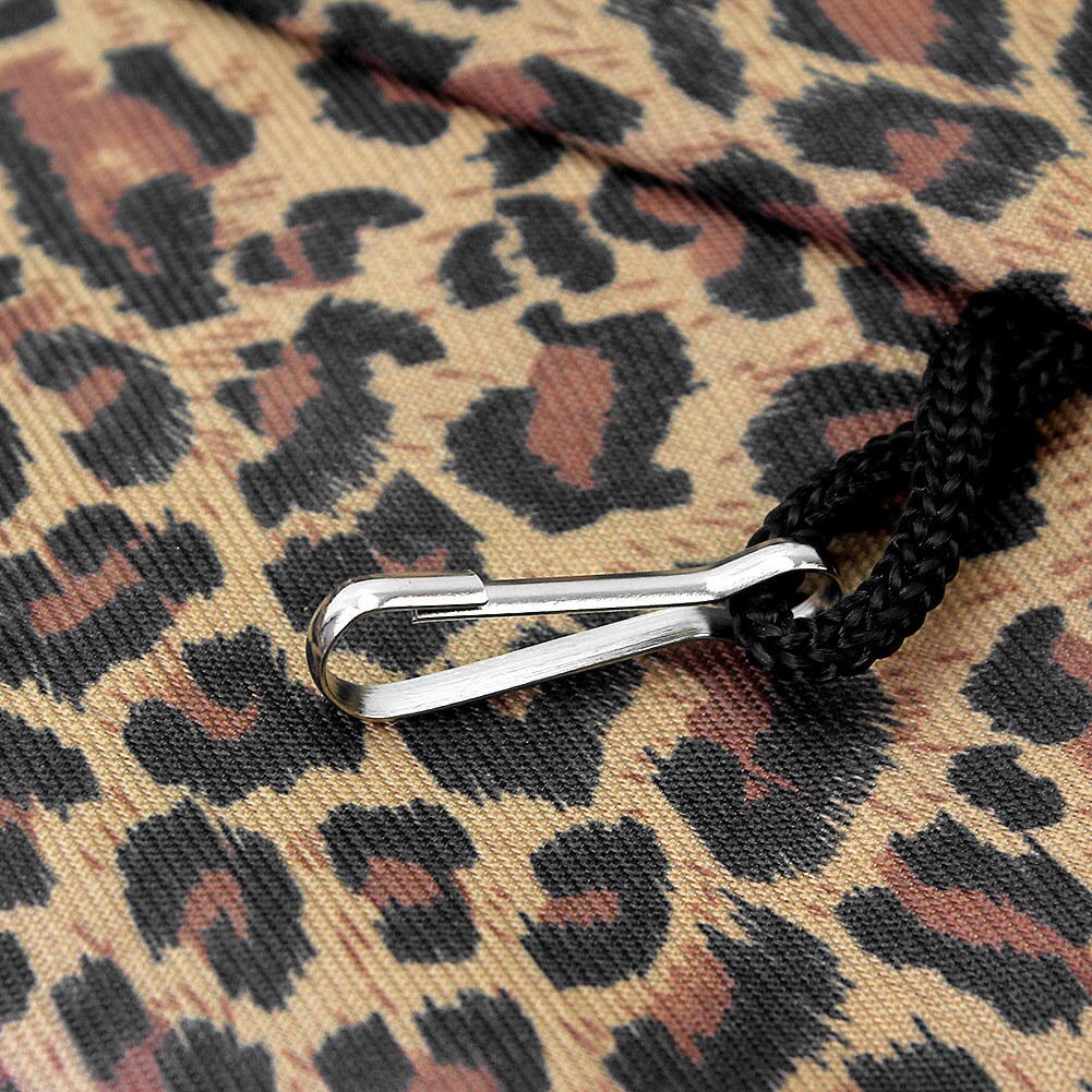 Leopard mønster kjæledyr hengekøyer nylon hengende seng bur kose leke små dyr fugler papegøye mus hamster glad hytte telt reir