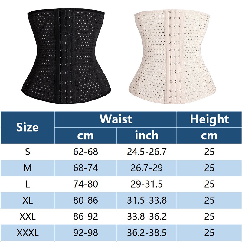 XS-3XL Waist Trainer Modeling Strap Body Shaper Slimming Girdle Belt Corset Shapewear Tummy Shaper Corset Slimming Underwear