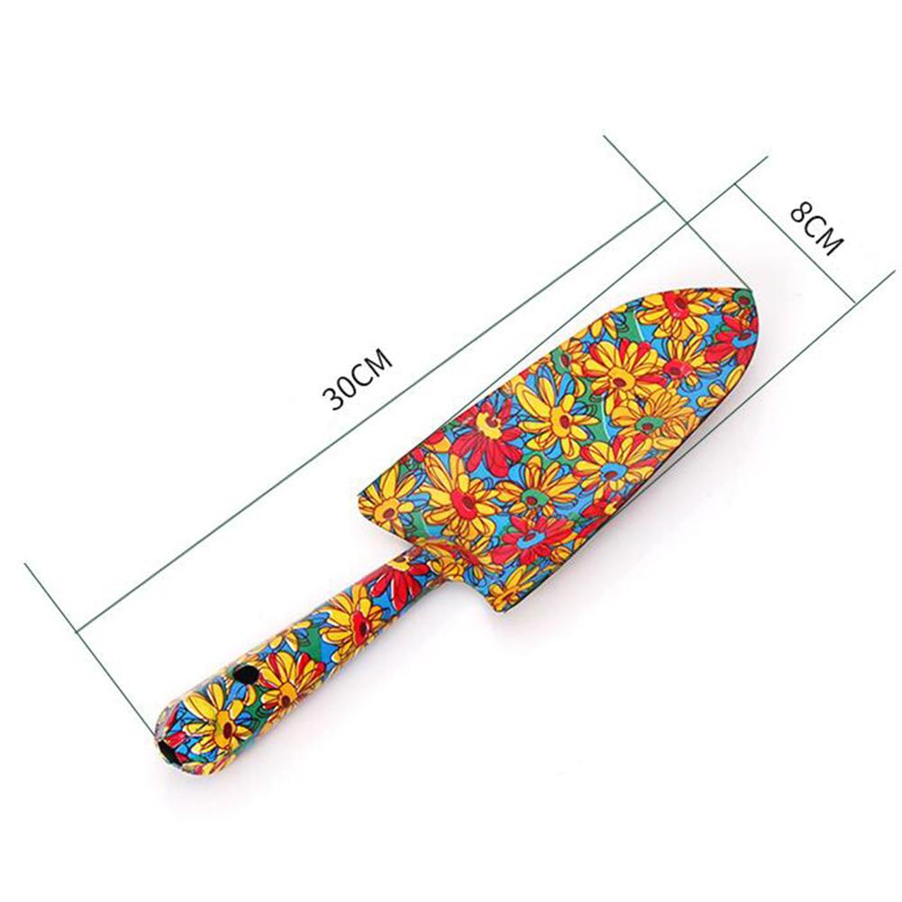 Garden Trowel Printed Rust Resistant Small Shovel Gardening Tool for Flower Vegetable Potted Succulent Planting Random Color