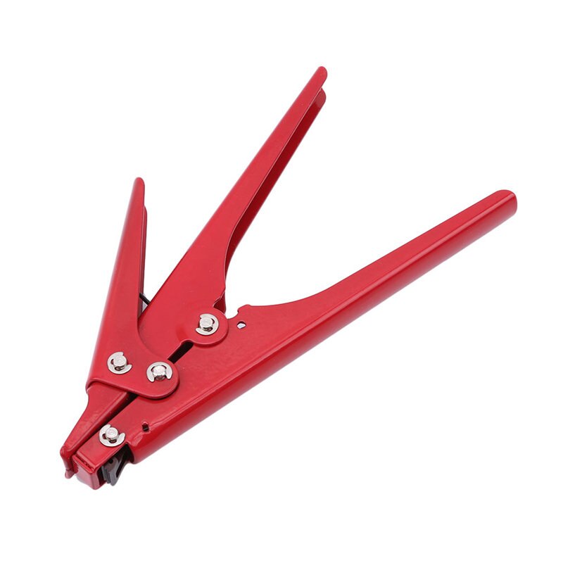 Rood 2.4-9.0mm kabelbinderpistool automatisch spangereedschap pistool nylon kabelbinderbalkpistool kabelbinders automatisch spanningsafsnijgereedschap: Default Title