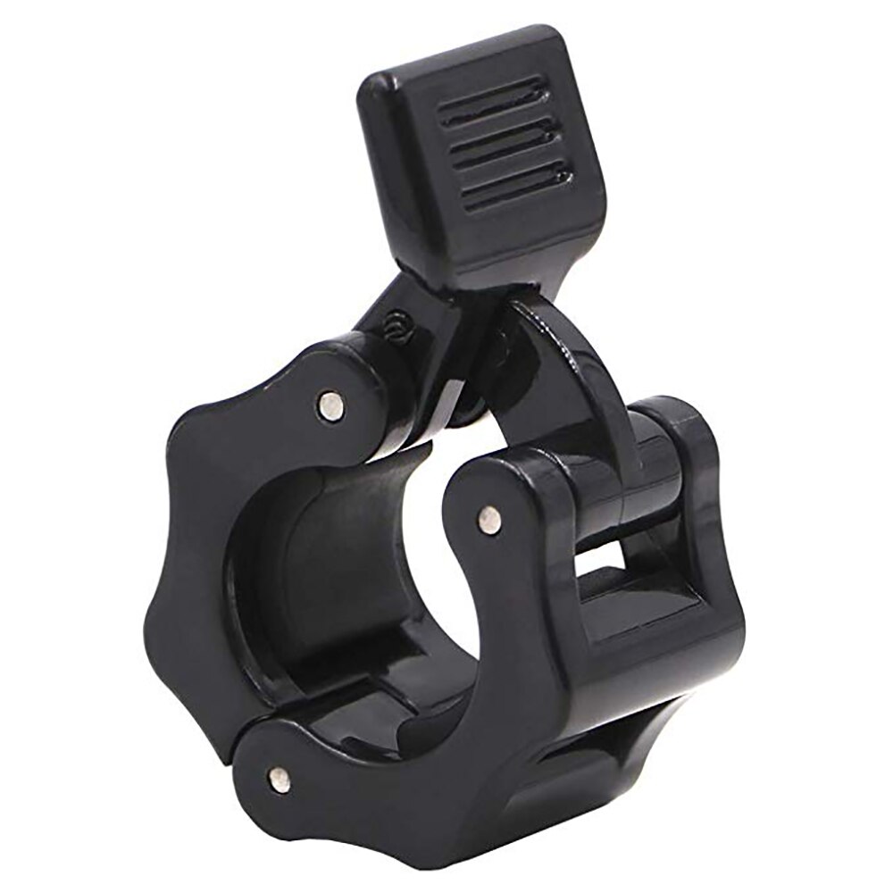 Vægtstangsklemmer 1 par låsediameter standard stang vægtskiver krave clips vægtløftning fitness træningstilbehør