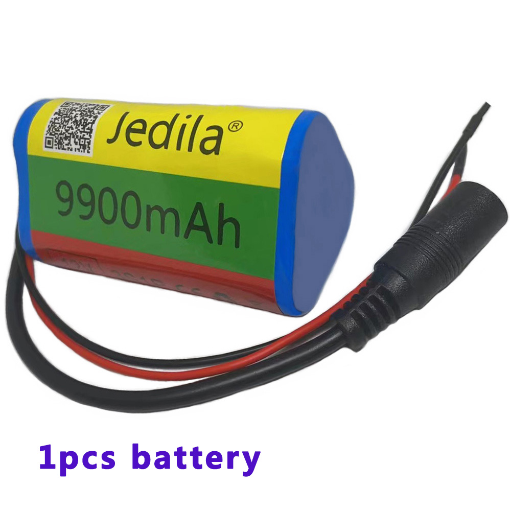 Paquete de batería de litio recargable, 100% V, 9900 mAh, 3S1P, cargador 1a: Oro