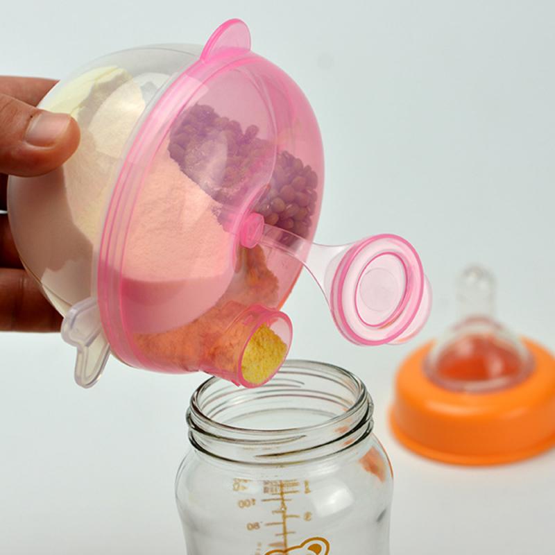 Three-Layer Milk Powder Box Baby Rice Powder Box Milk Powder Food Storage Box Portable Infant Leak-Proof Milk Powder Box